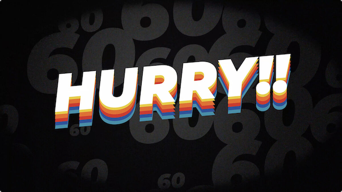 Five 60-Second Countdowns: Super-Frantic HURRY!! Edition image number 1